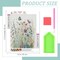 4 Pcs Diamond Art Kits DIY Painting for Adult Aesthetic Wall Diamond Crafts Aesthetic Room Decor Cute Painting Pictures 5d Craft Wall Decor for Home 10 x 11.8''(Wild Flower)